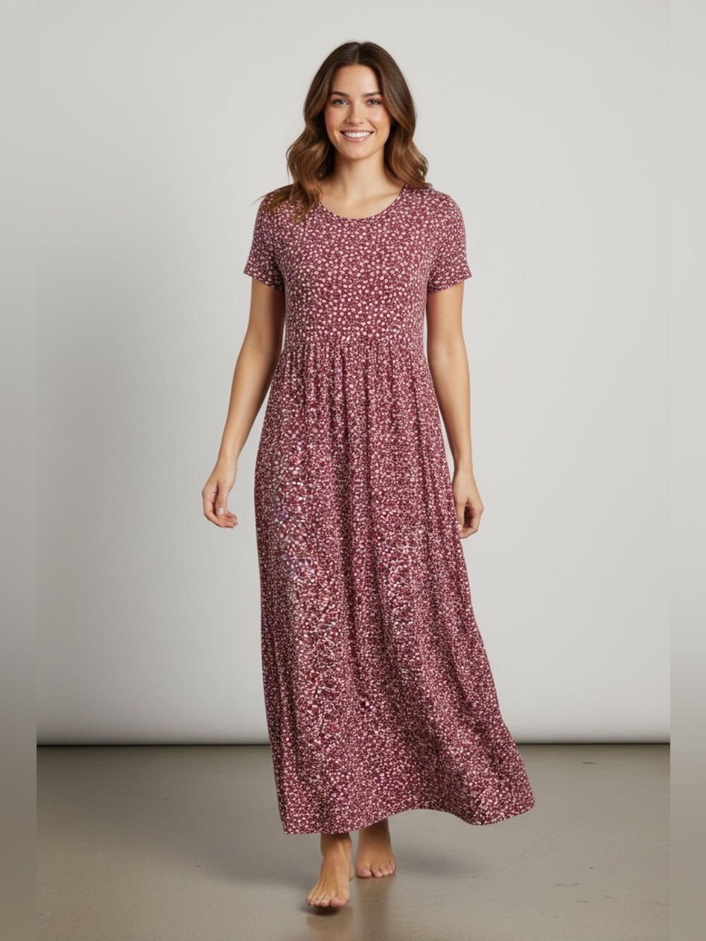 Floral Empire Waist Maxi Dress size XL